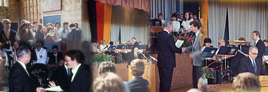 Die Abschlussfeier in der Aula